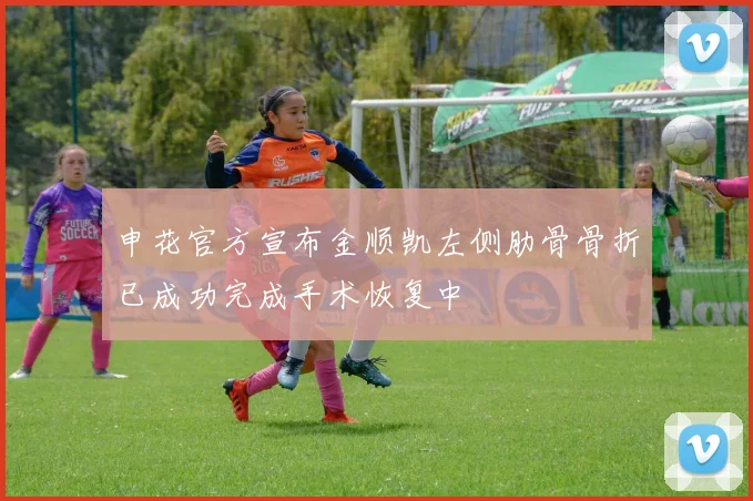 申花官方宣布金顺凯左侧肋骨骨折已成功完成手术恢复中